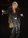 Rod Stewart performs in concert Royalty Free Stock Photo