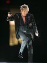 Rod Stewart performs in concert Royalty Free Stock Photo