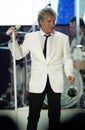 Rod Stewart performs in concert Royalty Free Stock Photo