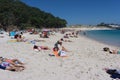 Rodas Beach on Cies Island Royalty Free Stock Photo