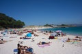 Rodas Beach on Cies Island Royalty Free Stock Photo