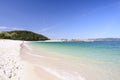 Rodas beach in Islands Cies. Royalty Free Stock Photo