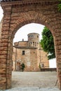 Roddi d`alba castle Royalty Free Stock Photo