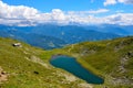 Rodella lake, sud tyrol italy