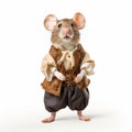 Adorable Mouse In Traditional Bavarian Attire - Unique And Whimsical Photo