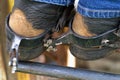 Rodeo Boots and Spurs Royalty Free Stock Photo