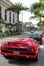 Rodeo drive, Beverly Hills, Ca Royalty Free Stock Photo