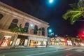 Rodeo Drive in Beverly Hills by night Royalty Free Stock Photo