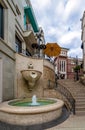 Rodeo Drive Street fountain in Beverly Hills - Los Angeles, California, USA Royalty Free Stock Photo