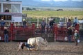 Rodeo in small viliage Royalty Free Stock Photo