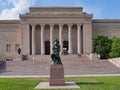 Rodin\'s Thinker at the Nelson-Atkins Museum of Art