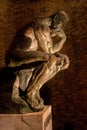 The Thinker Sculpture Royalty Free Stock Photo