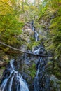 Rodney Falls in Beacon Rock State Park, Washington, USA Royalty Free Stock Photo