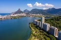 Aerial View of Rodrigo de Freitas Lagoon