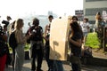 Roe v Wade Women's Day protest in Seattle, Washington on October 8, 2022