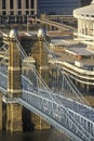 Roebling Suspension Bridge over the Ohio River, Cincinnati, OH