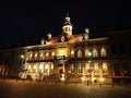 Night beautifull Roermond is old an historically important town, on the lower Roer at the east bank of the Meuse river. Royalty Free Stock Photo