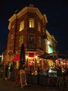 Night beautifull Roermond is old an historically important town, on the lower Roer at the east bank of the Meuse river. Royalty Free Stock Photo