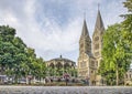 Roermond church and bandstand