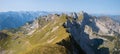 Rofan mountain panorama tirolean alps Royalty Free Stock Photo