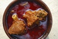 Rogan josh with Rice Royalty Free Stock Photo