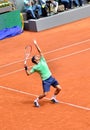 Roger Federer at the ATP Mutua Open Madrid Royalty Free Stock Photo