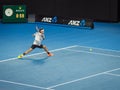 Roger Federer at the Australian Open 2017 Tennis Tournament Royalty Free Stock Photo