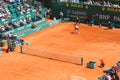 Roger Federer at Montecarlo Masters Series Royalty Free Stock Photo