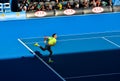 Roger Federer playing in the Australian Open