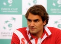 Roger Federer Portrait Royalty Free Stock Photo