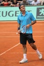 Roger Federer at Roland Garros Royalty Free Stock Photo