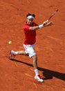 Roger Federer (SUI) at Roland Garros 2011 Royalty Free Stock Photo