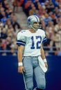 Roger Staubach Dallas Cowboys Royalty Free Stock Photo