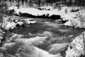 Rogue River Bend Raging Water Torrent Oregon State Royalty Free Stock Photo