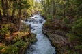Rogue River Gorge Oregon, America, USA. Royalty Free Stock Photo