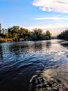 Rogue river sundown Royalty Free Stock Photo