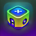 Roguelike Software App Icon. Generative AI. Royalty Free Stock Photo