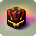 Roguelike Software App Style Icon. Generative AI.
