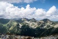 Rohace from Jakubina peak in Western Tatras mountains in Slovakia Royalty Free Stock Photo