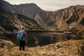 Rohacske lake in Slovakia. Western Tatras mountains, Rohace Slovakia Royalty Free Stock Photo