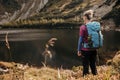 Rohacske lake in Slovakia. Western Tatras mountains, Rohace Slovakia. Royalty Free Stock Photo