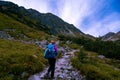 Rohacske lake in Slovakia. Western Tatras mountains, Rohace Slovakia. Royalty Free Stock Photo