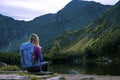 Rohacske lake in Slovakia. Western Tatras mountains, Rohace Slovakia. Royalty Free Stock Photo