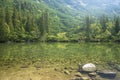 Rohacske pleso beautiful clean lake in Slovakia