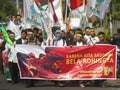 Rohingya myanmar demonstration in indonesia