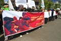 Rohingya myanmar demonstration in indonesia
