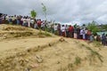 Rohingya refugees in Bangladesh Royalty Free Stock Photo