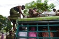 Rohingya refugees in Bangladesh Royalty Free Stock Photo