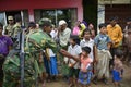 Rohingya refugees in Bangladesh Royalty Free Stock Photo