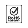 RoHS compliant symbol Royalty Free Stock Photo